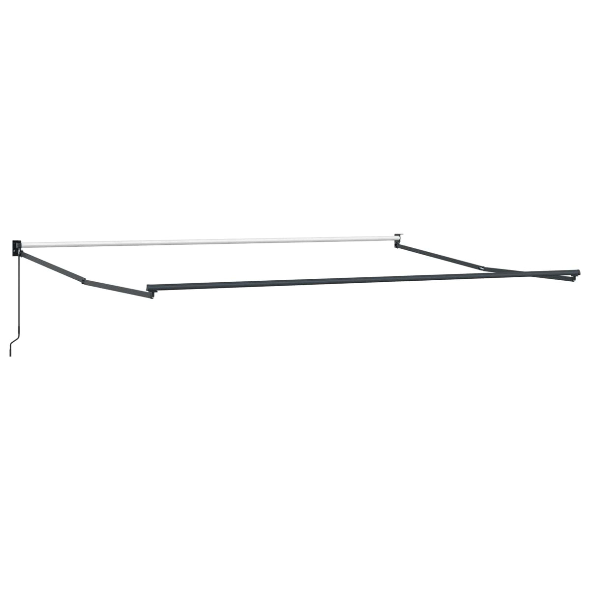 Povlačivi tende Smeđa 4 x 2 m 100% Poliester i Aluminij