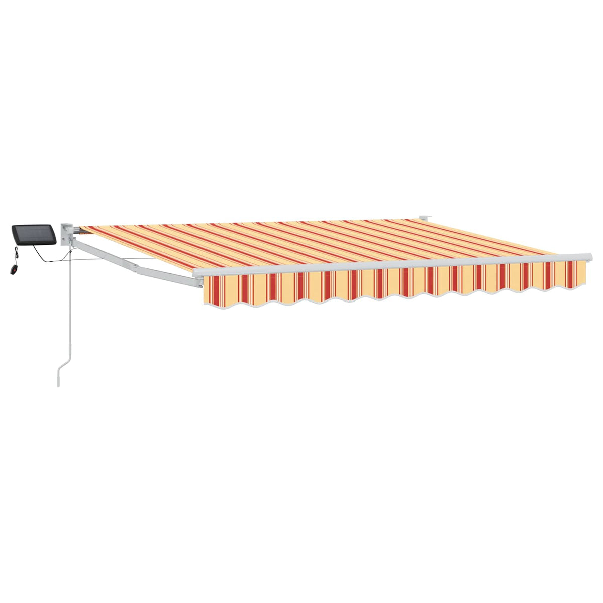 Ručna zlačivna tenda s LED diodama Šareni 3 x 2,5 m