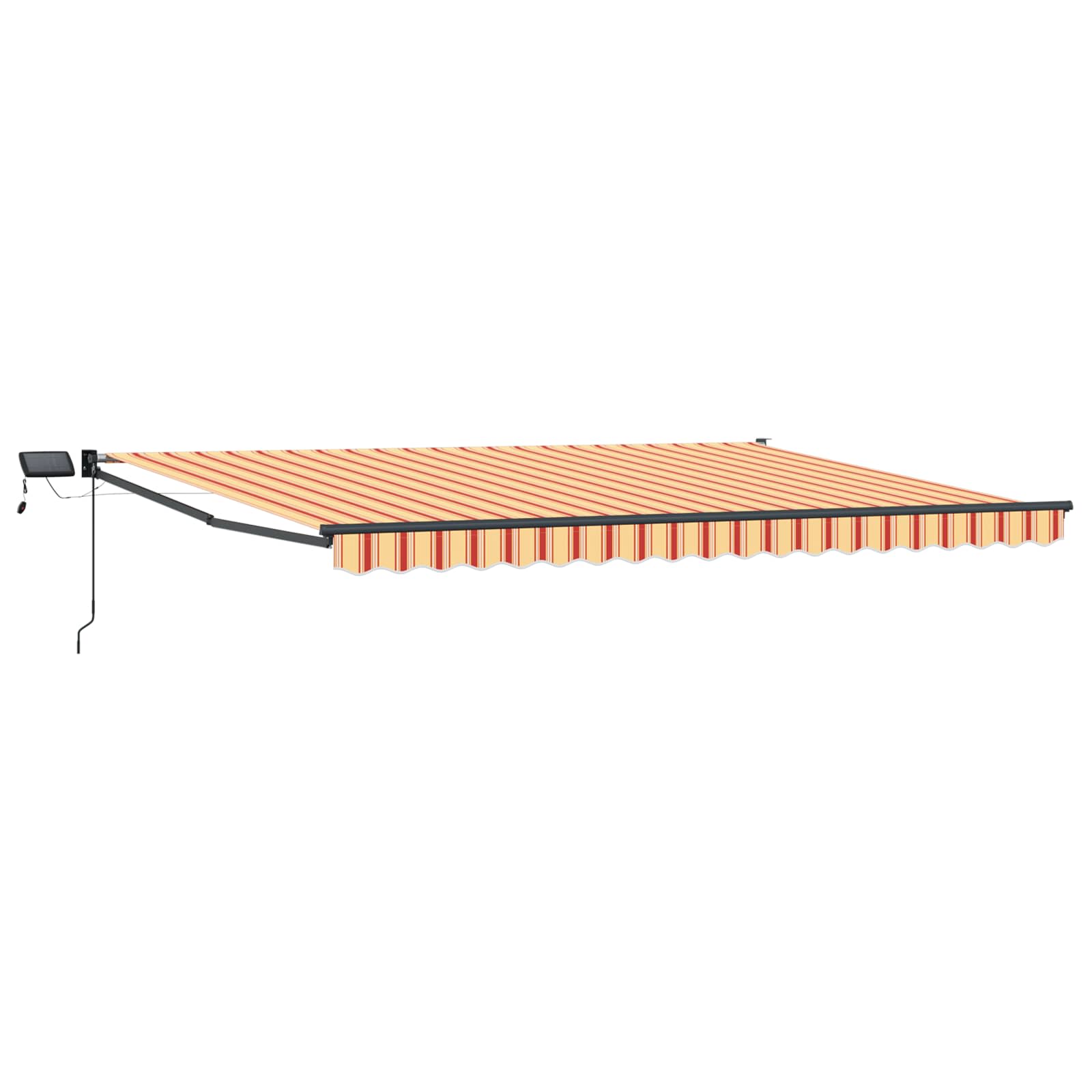 Ručna zlačivna tenda s LED diodama Šareni 4 x 2 m