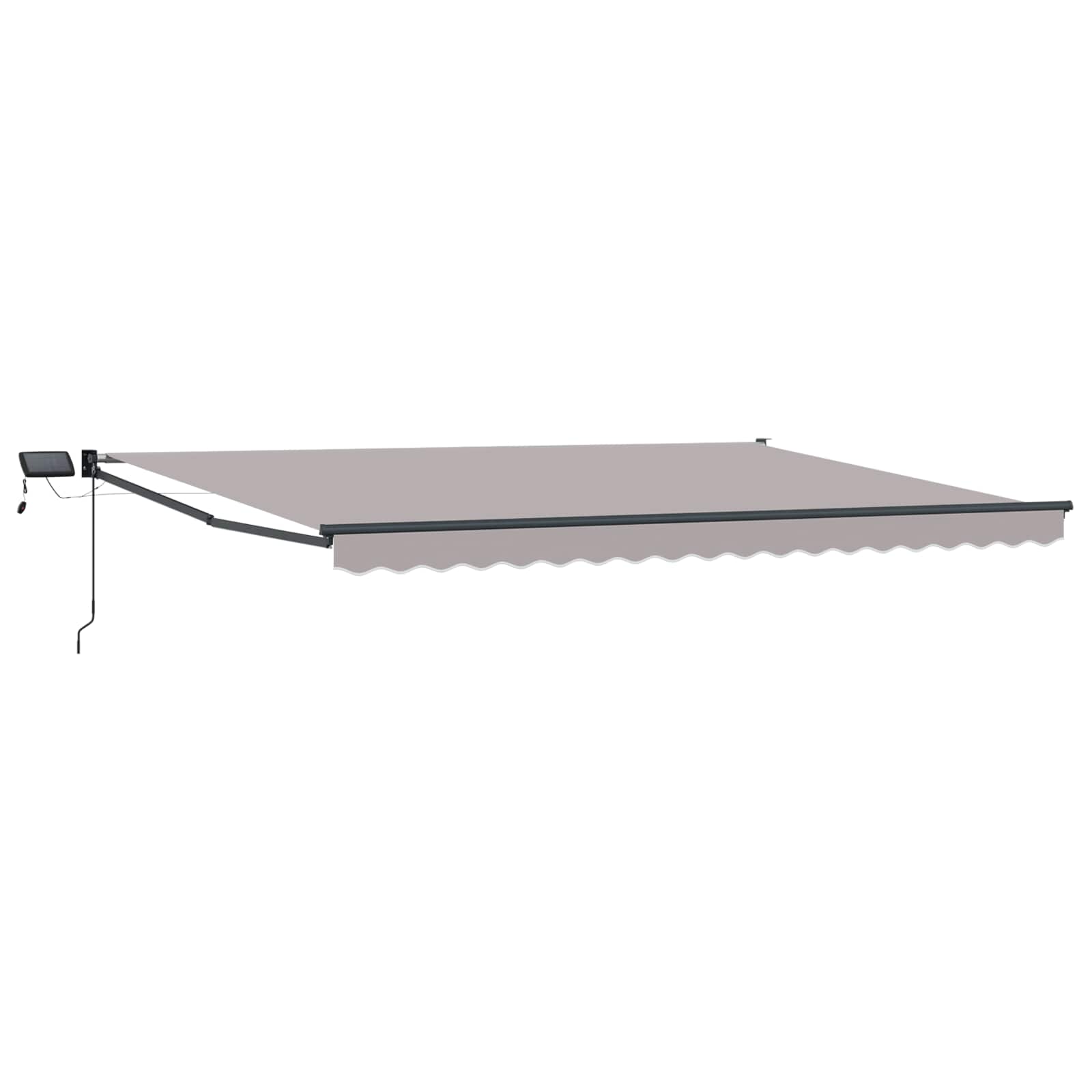 Ručna zlačivna tenda s LED diodama 4 x 2 m