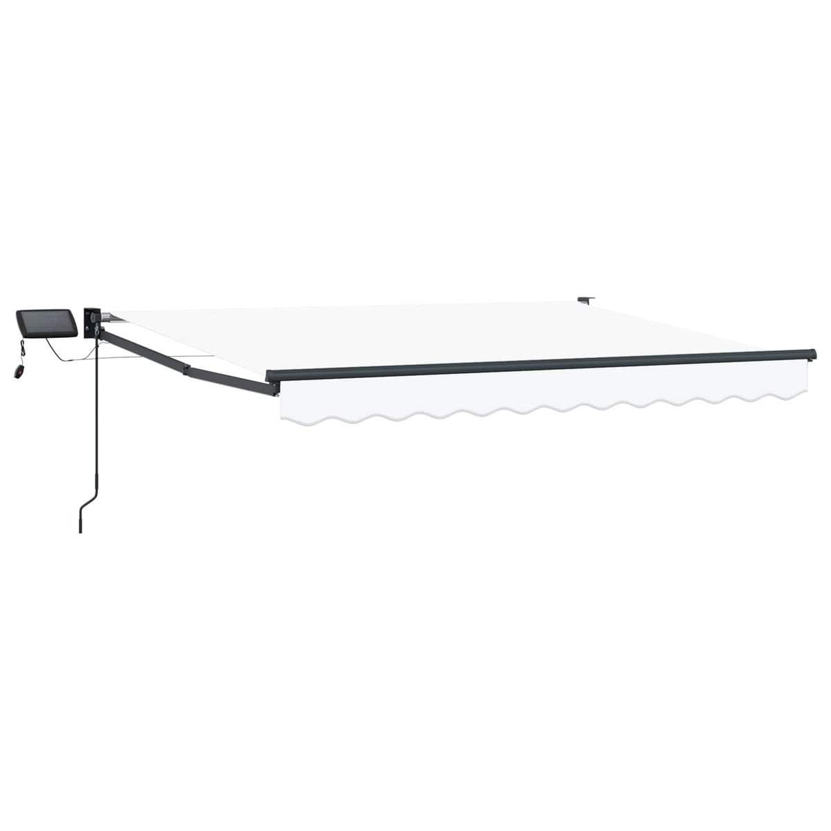Ručna zlačivna tenda s LED diodama 3,5 x 2,5 m