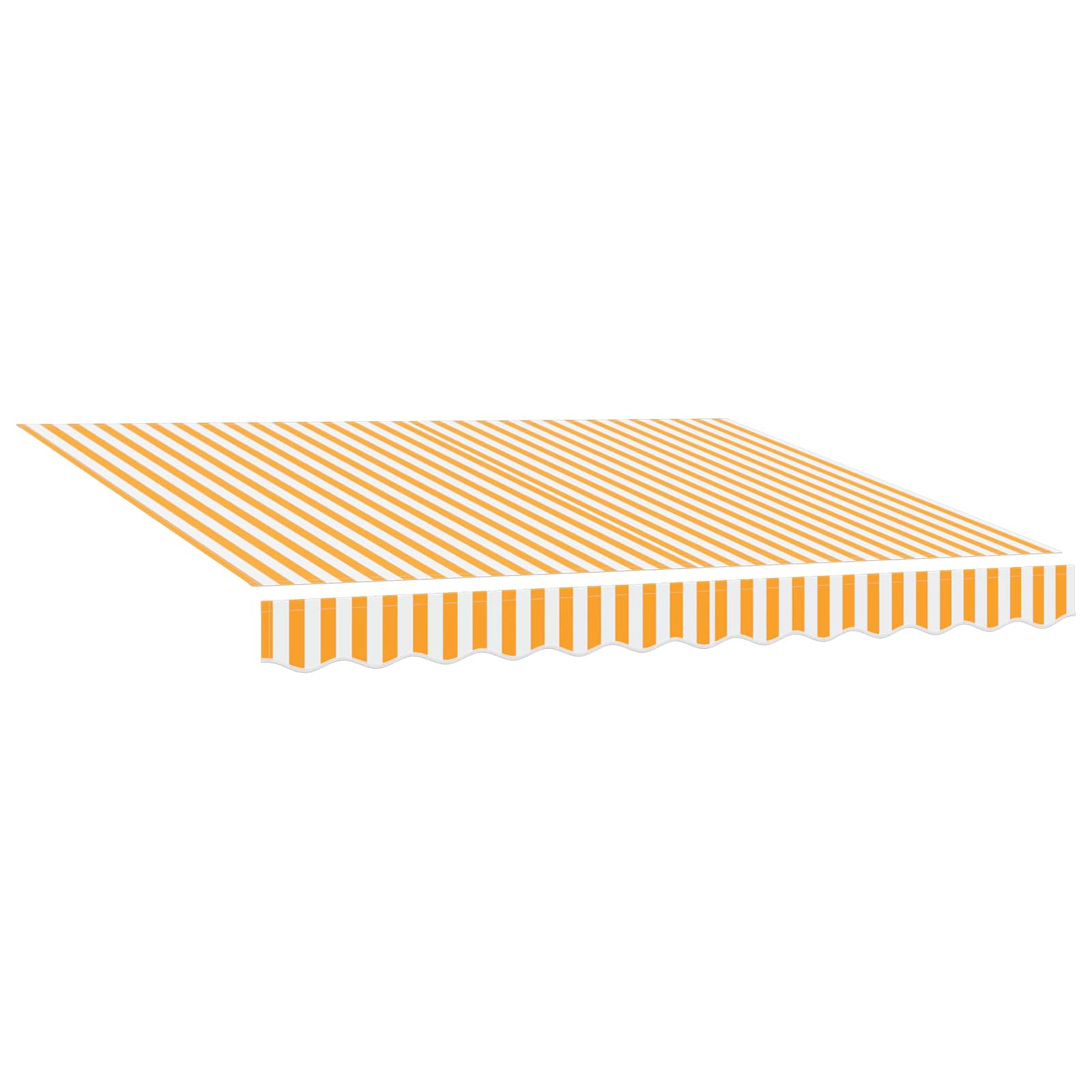 Ručni okvir tende s LED-ima Žuta, Bijela, Antracit 3,5 x 2,5 m