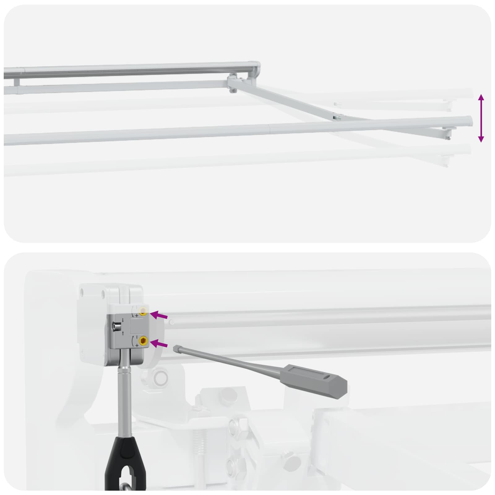 Električna retraktabilna tenda Antracit i bijelo 4,5 × 3,5 m