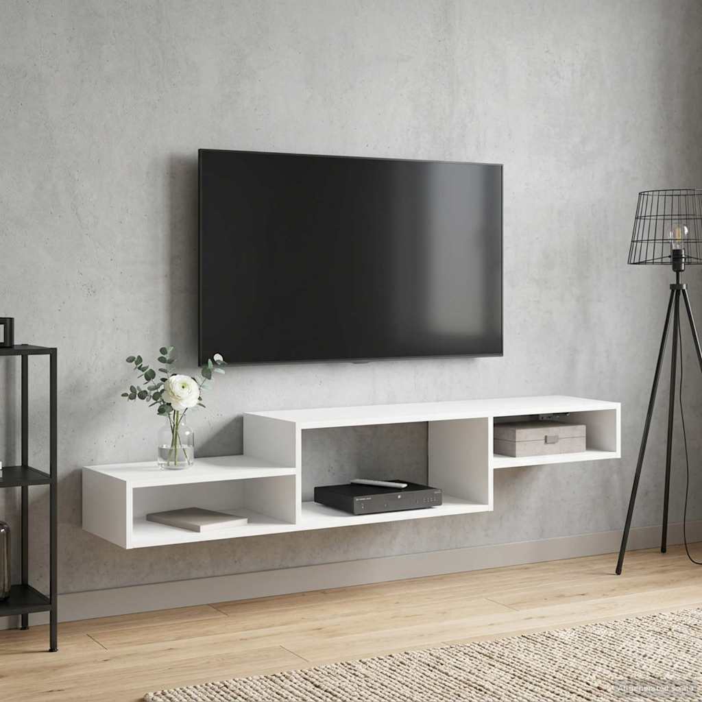 TV ormar za montažu na zid Zidna montaža Bijela