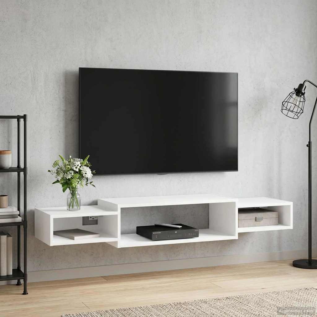 TV ormar za montažu na zid Zidna montaža Bijela