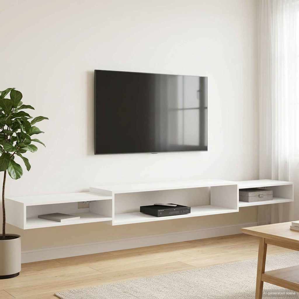 TV ormar za montažu na zid Zidna montaža Bijela