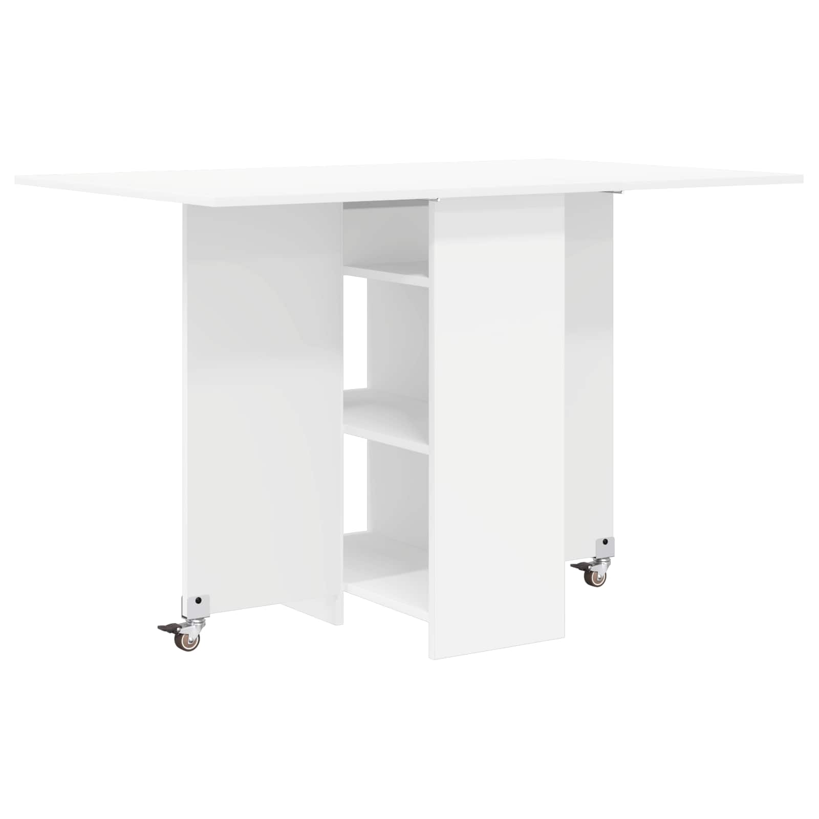 Blagovaonski stol 115 x 70 x 75 cm Konstruirano drvo Bijela