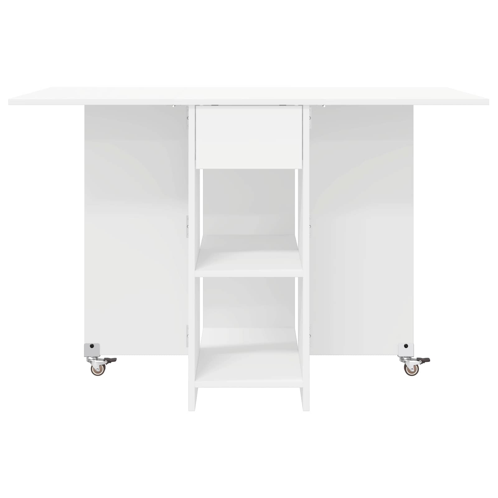 Blagovaonski stol 115 x 70 x 75 cm Konstruirano drvo Bijela