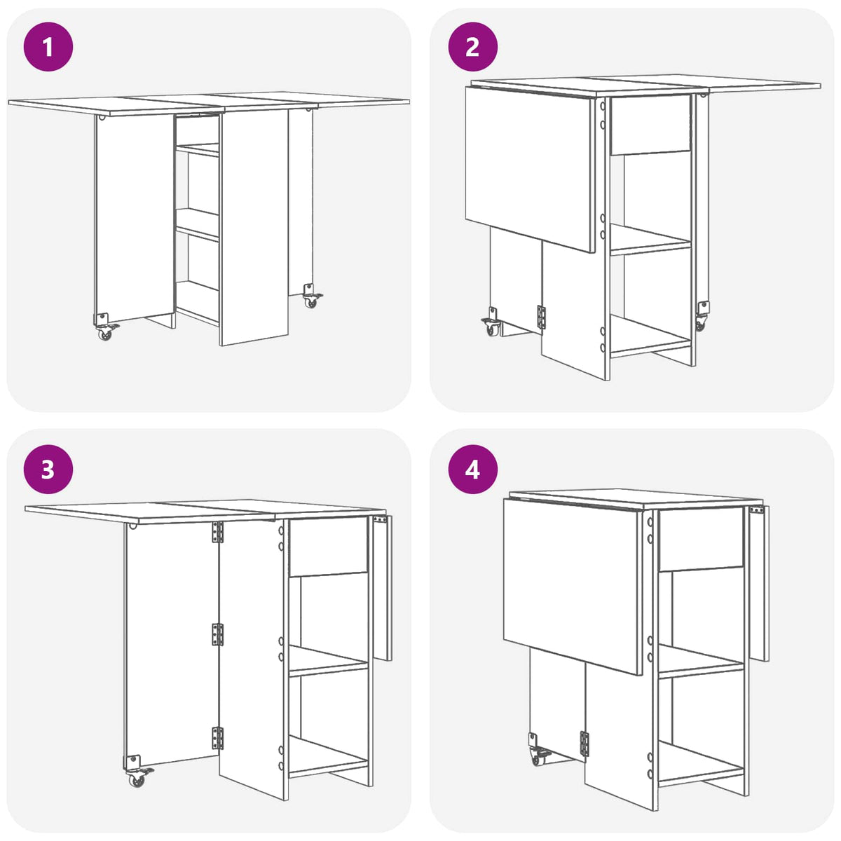 Blagovaonski stol 115 x 70 x 75 cm Konstruirano drvo Bijela