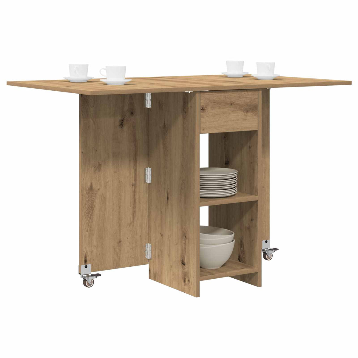 Blagovaonski stol 115 x 70 x 75 cm Konstruirano drvo Pravokutni