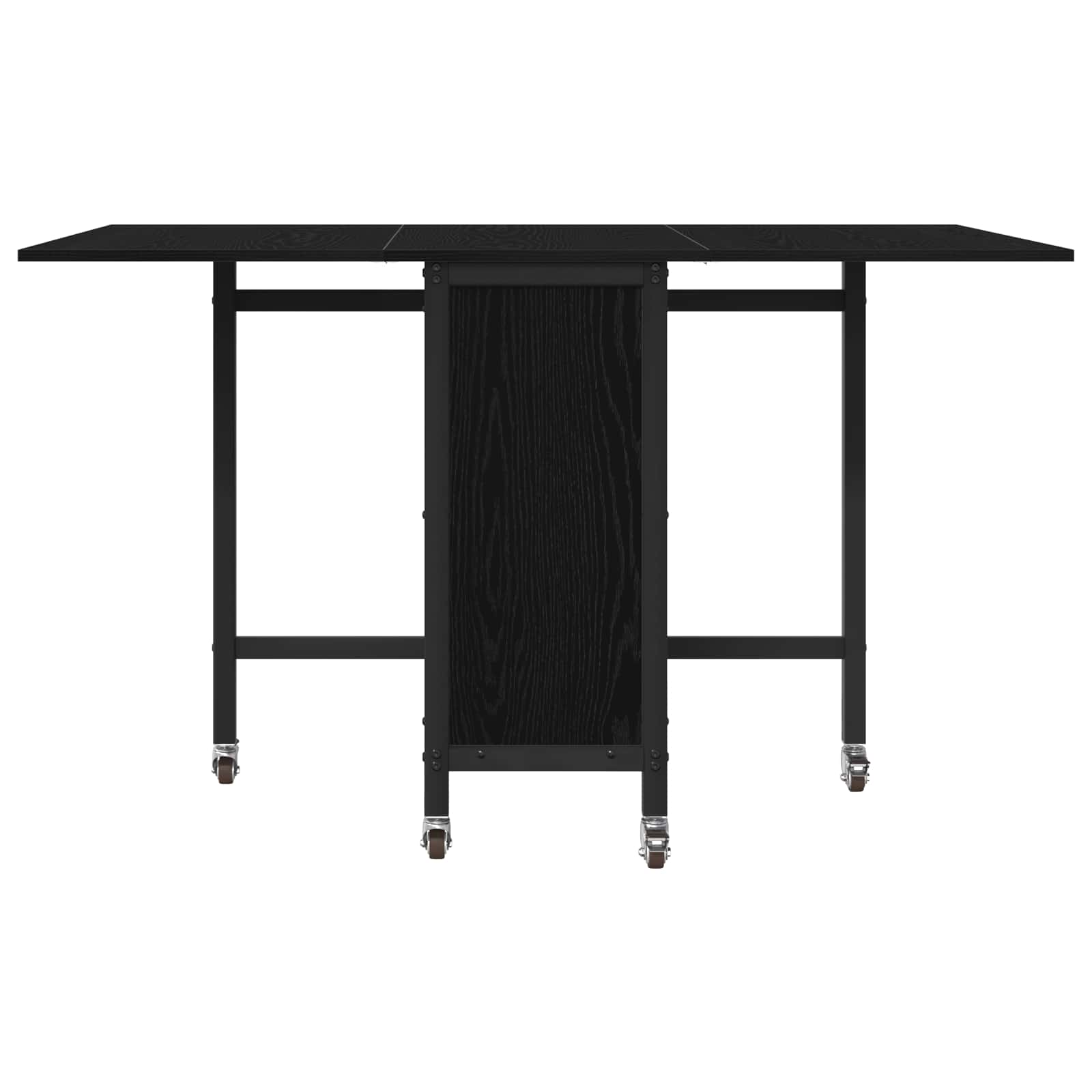 Sklopivi blagovaonski stol s kotačićima 130 x 80 x 76,5 cm