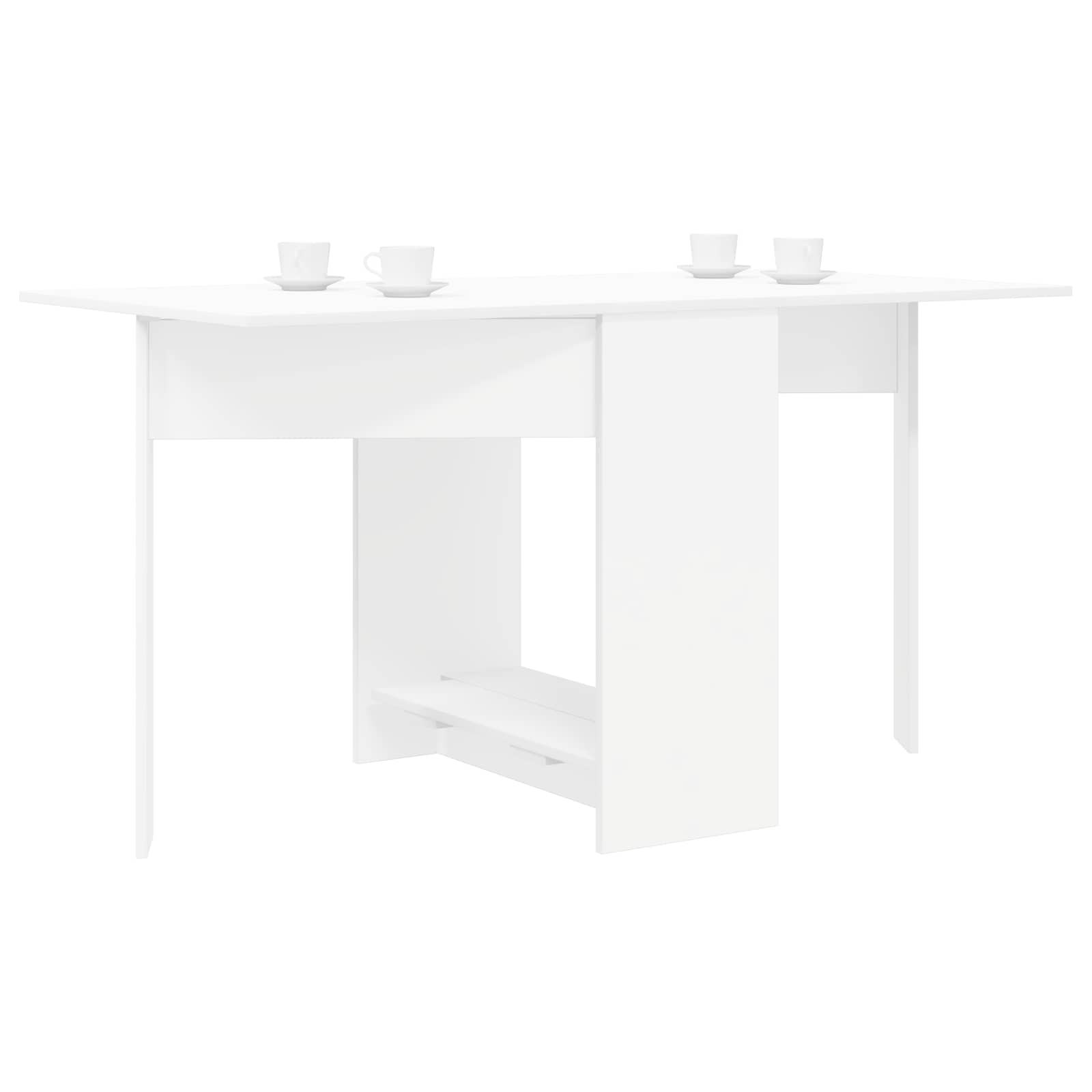 Blagovaonski stol 138 x 70 x 73,5 cm Konstruirano drvo Bijela