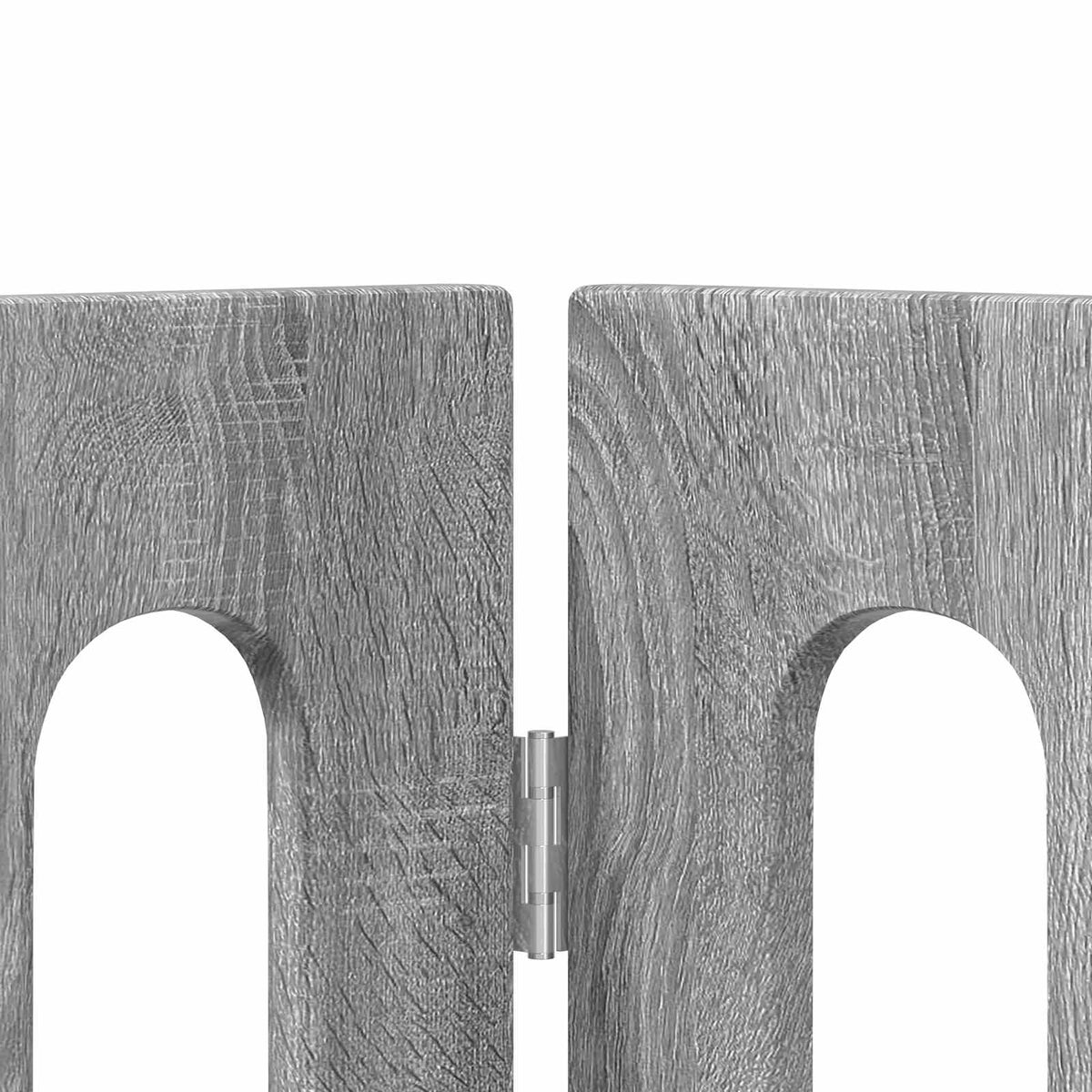 Preklopna ogradica za kućne ljubimce 2 pcs Sivi Sonoma
