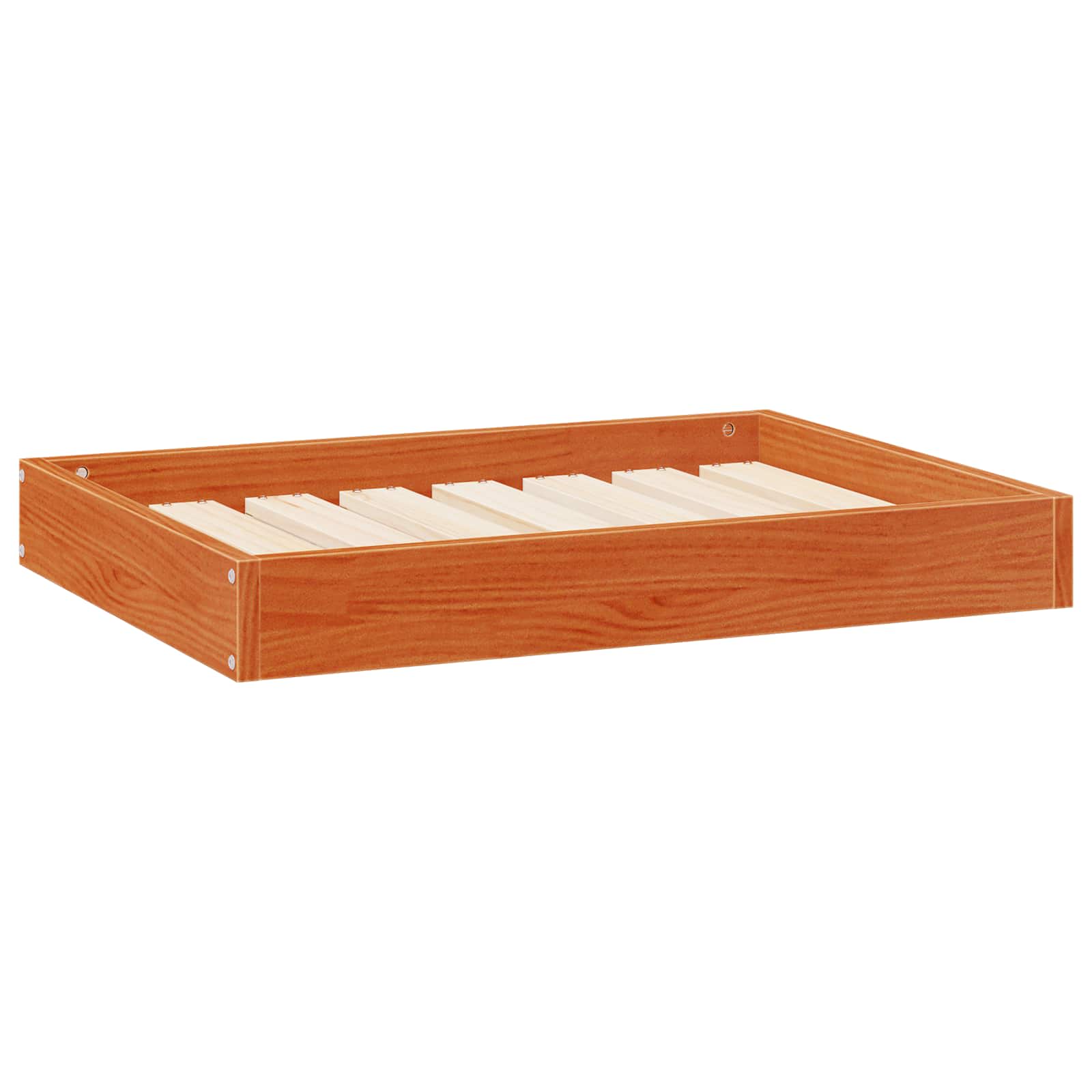 Krevet za psa Vosak smeđa 72 x 54 x 9 cm Čvrsto borovo drvo
