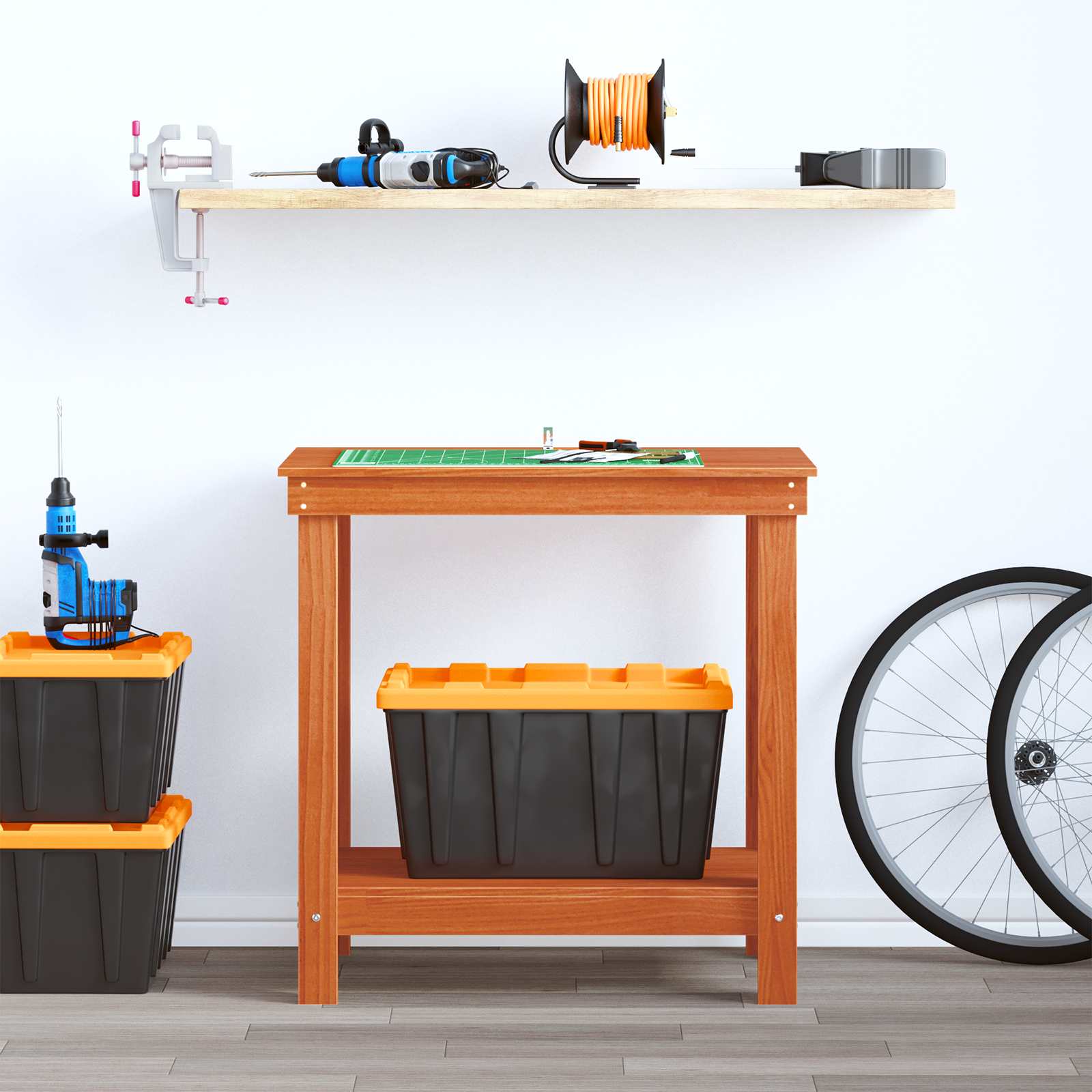 Radni stol Vosak Smeđa 80 x 50 x 80 cm Masivna borovina