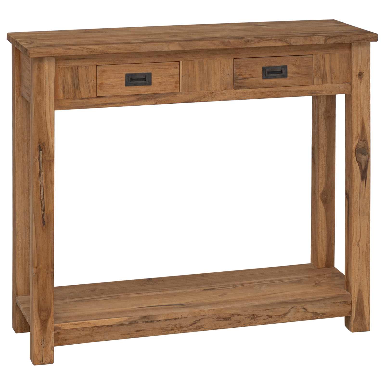 Konzolna stolica Prirodna 90 x 30 x 80 cm Čvrsto teak drvo