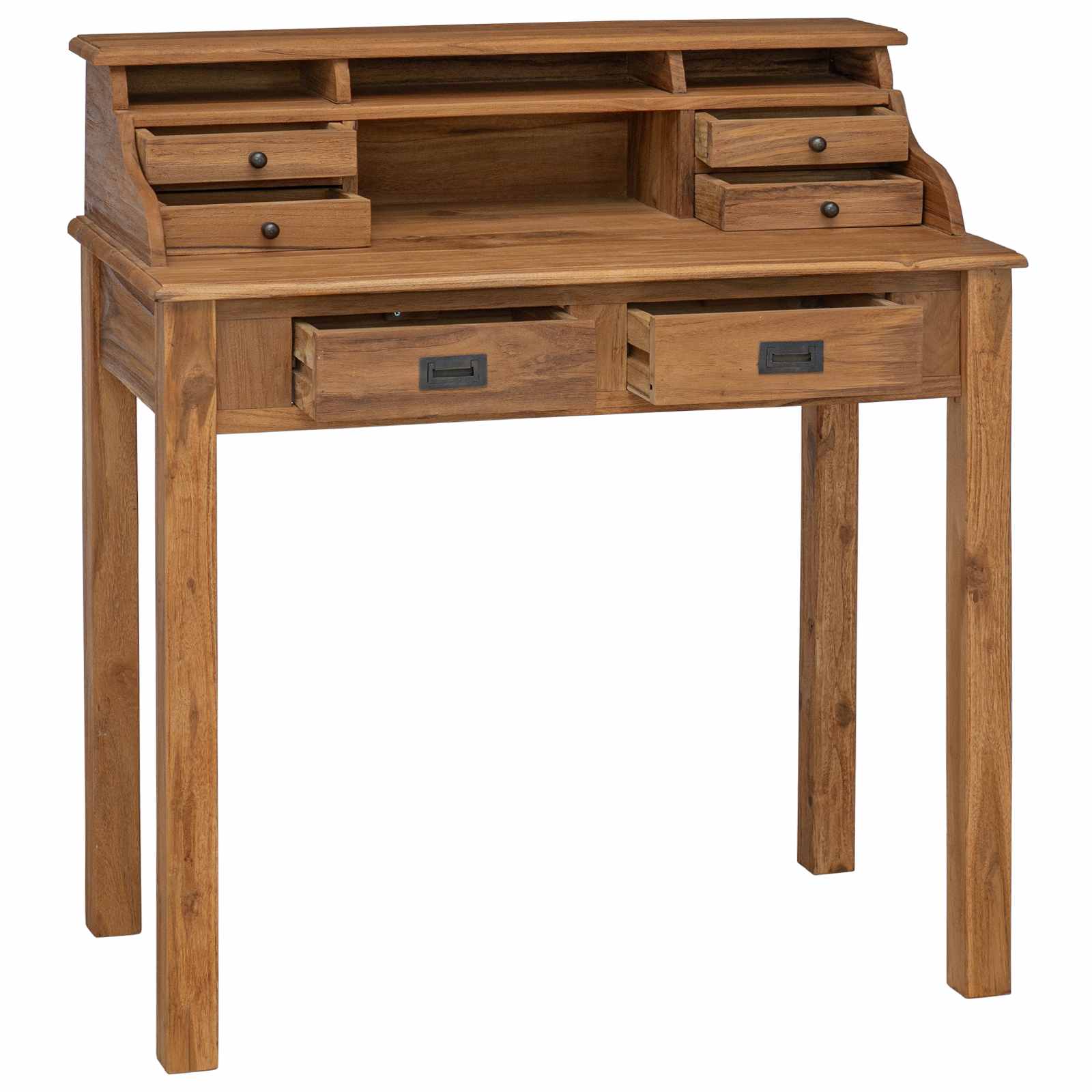 Radni stol Prirodna 89,5 x 49,5 x 100 cm Čvrsto teak drvo