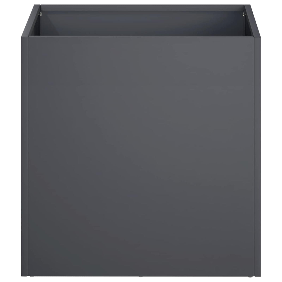 Vrtna saksija Antracit 35 x 35 x 35 cm Čelična vrata