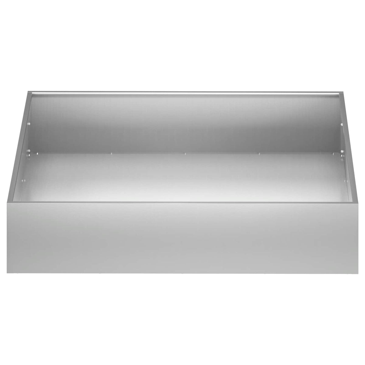 Vrtna saksija Srebrna 100 x 100 x 20 cm Pocinčani čelik
