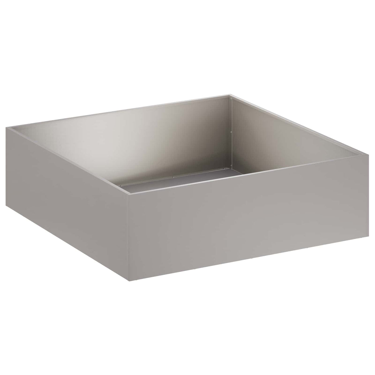 Vrtna saksija Rđa 80 x 80 x 30 cm Otporni čelik