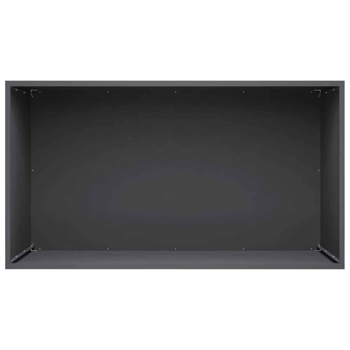 Vrtna saksija Antracit 100 x 50 x 50 cm Čelična vrata