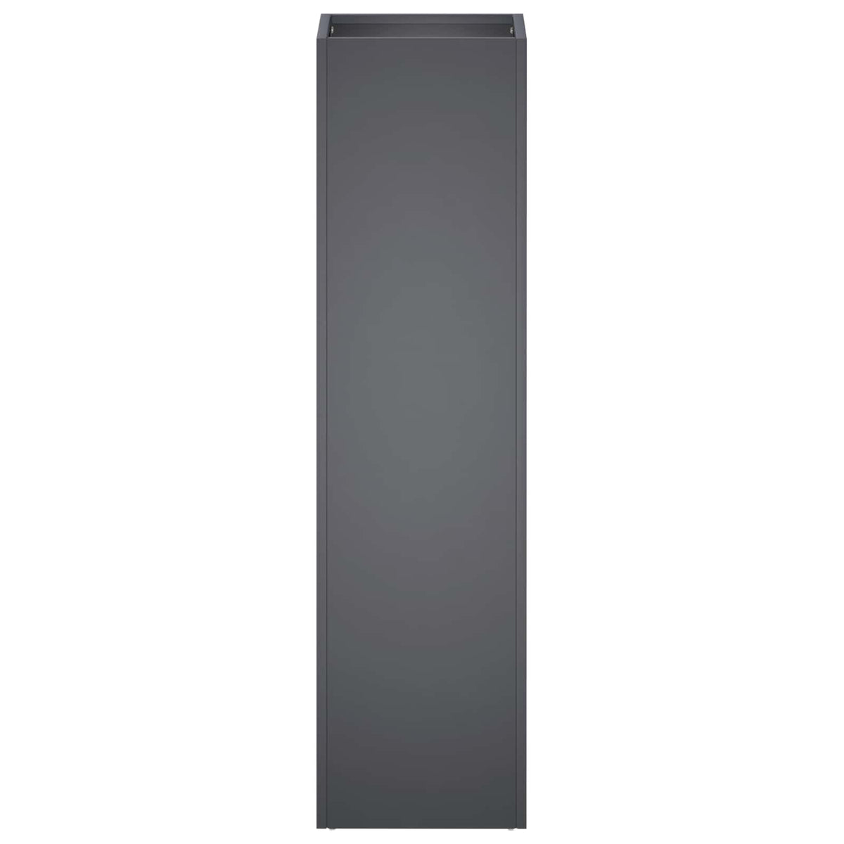 Vrtna saksija Antracit 20 x 20 x 75 cm Čelična vrata