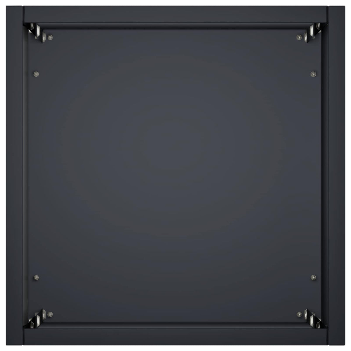 Vrtna saksija Antracit 20 x 20 x 75 cm Čelična vrata