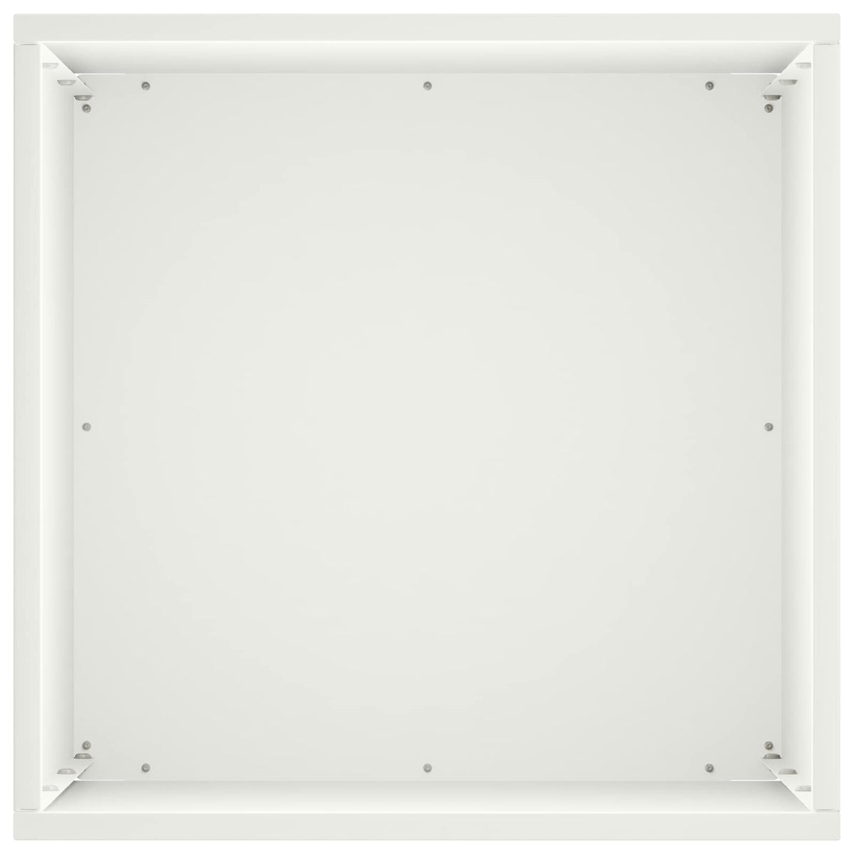 Vrtna saksija 2 kom. Bijela 30 x 30 x 50 cm Čelična vrata