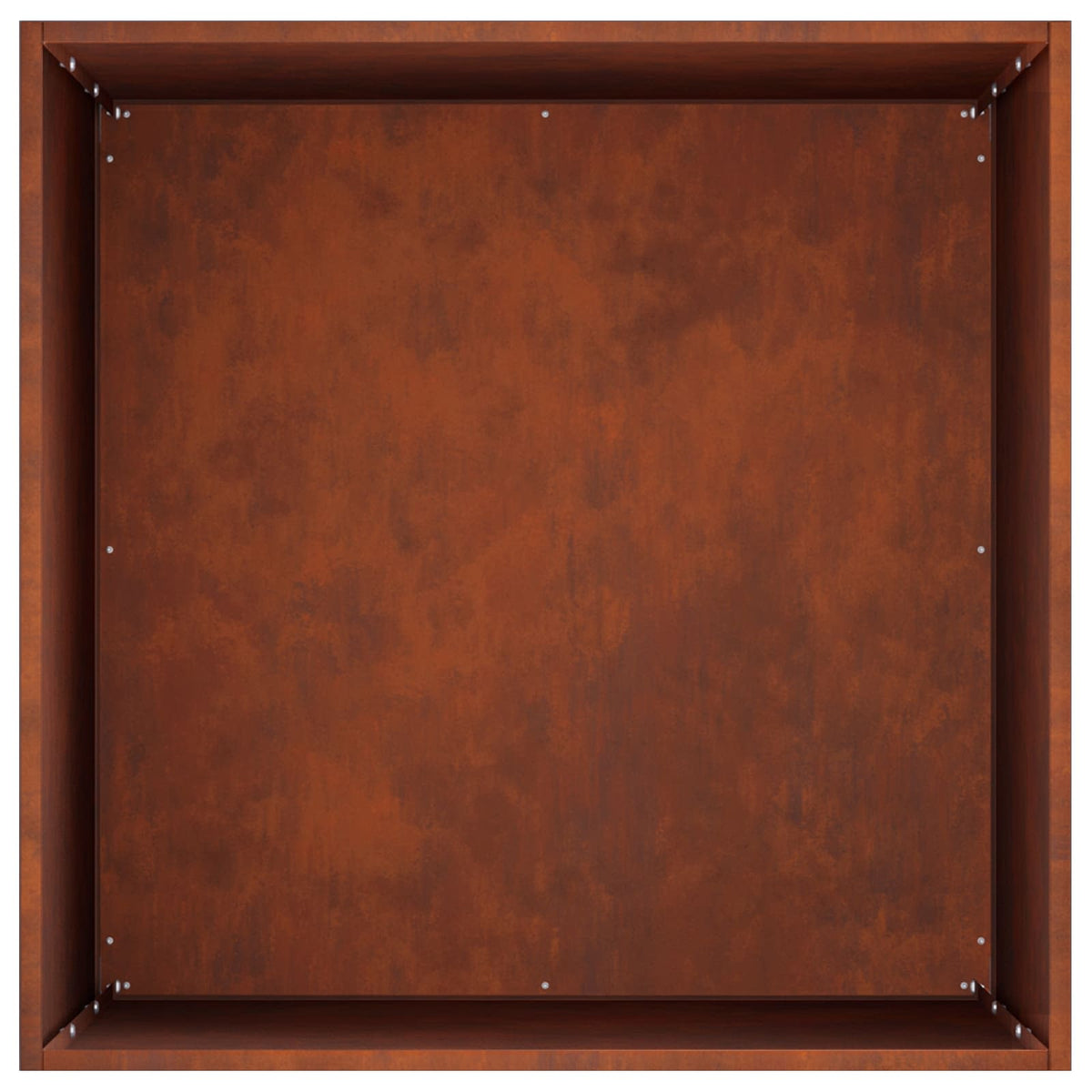 Vrtna saksija 2 kom. Rđa 50 x 50 x 75 cm Otporni čelik