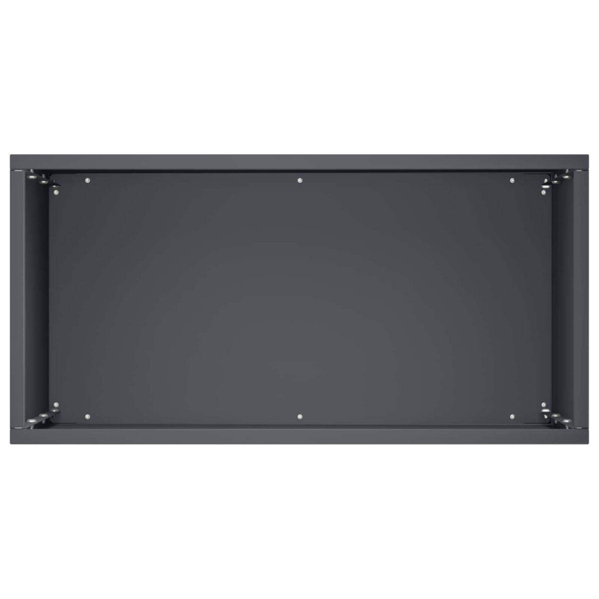 Vrtna saksija Antracit 40 x 20 x 40 cm Čelična vrata