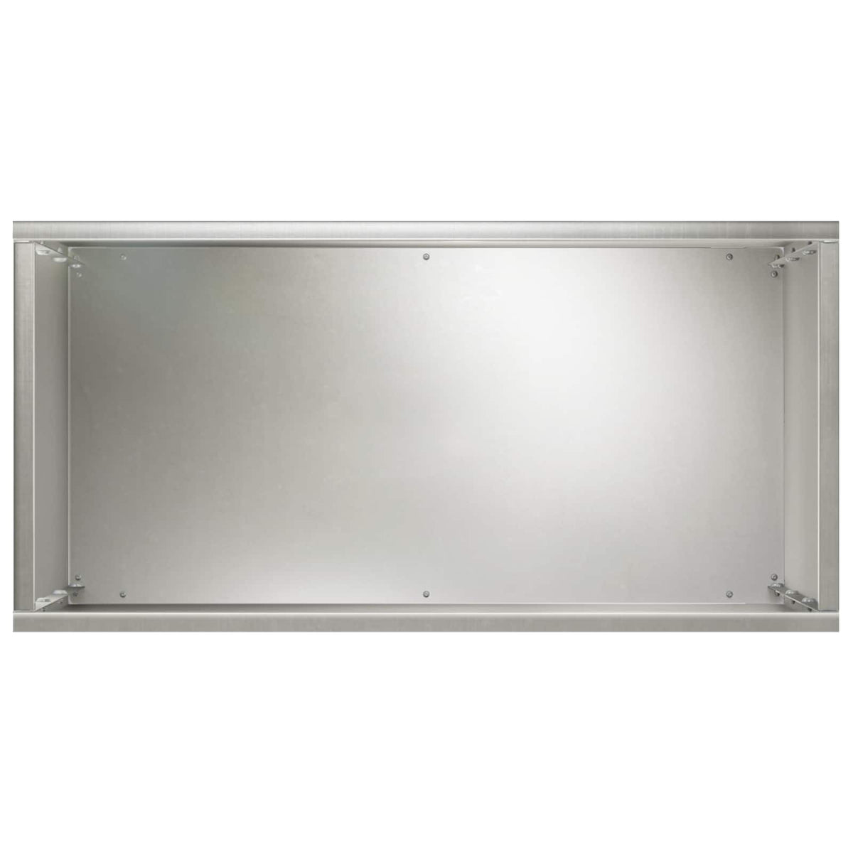 Vrtna saksija Srebrna 40 x 20 x 50 cm Nehrđajući čelik