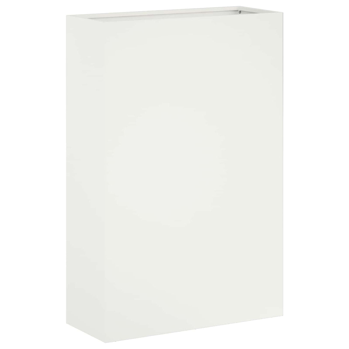 Vrtna saksija Bijela 40 x 20 x 75 cm Čelična vrata