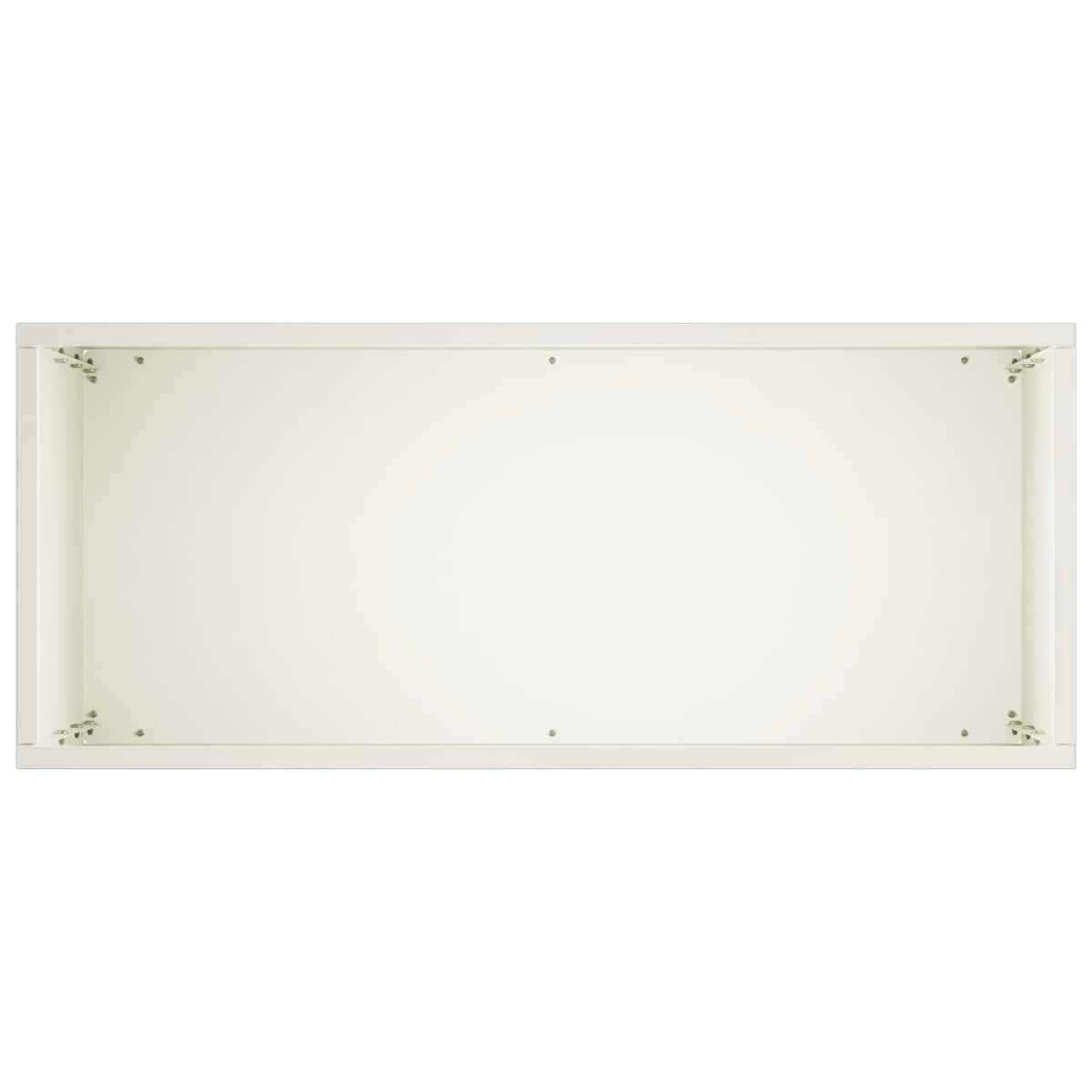 Vrtna saksija Bijela 40 x 20 x 75 cm Čelična vrata