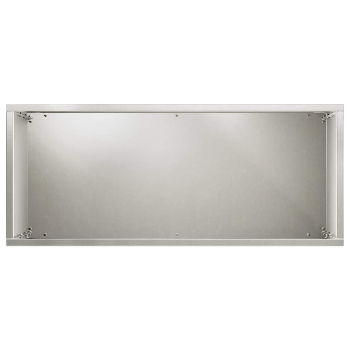 Vrtna saksija Srebrna 40 x 20 x 75 cm Nehrđajući čelik