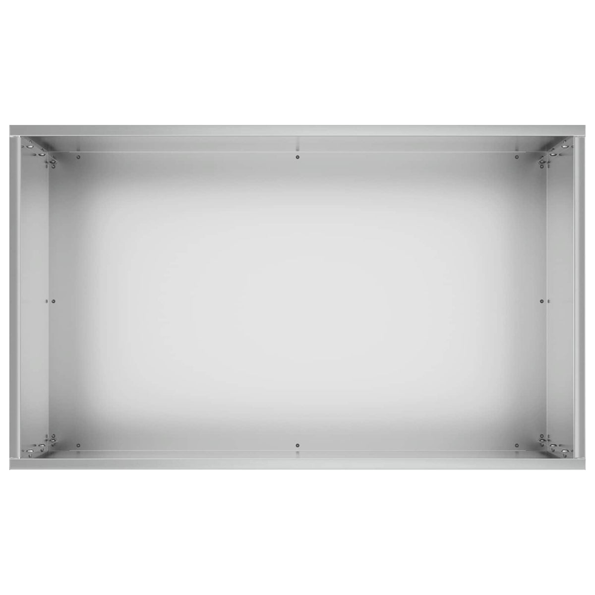 Vrtna saksija 2 kom. Srebrna 40 x 30 x 75 cm Pocinčani čelik