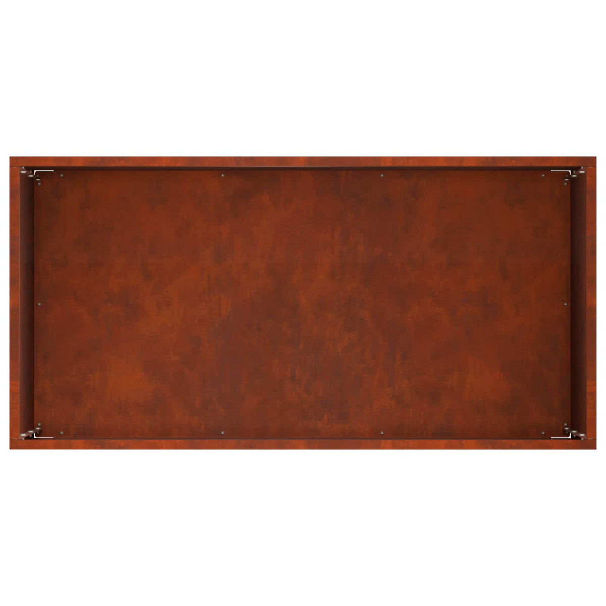Vrtna saksija Rđa 60 x 30 x 50 cm Otporni čelik
