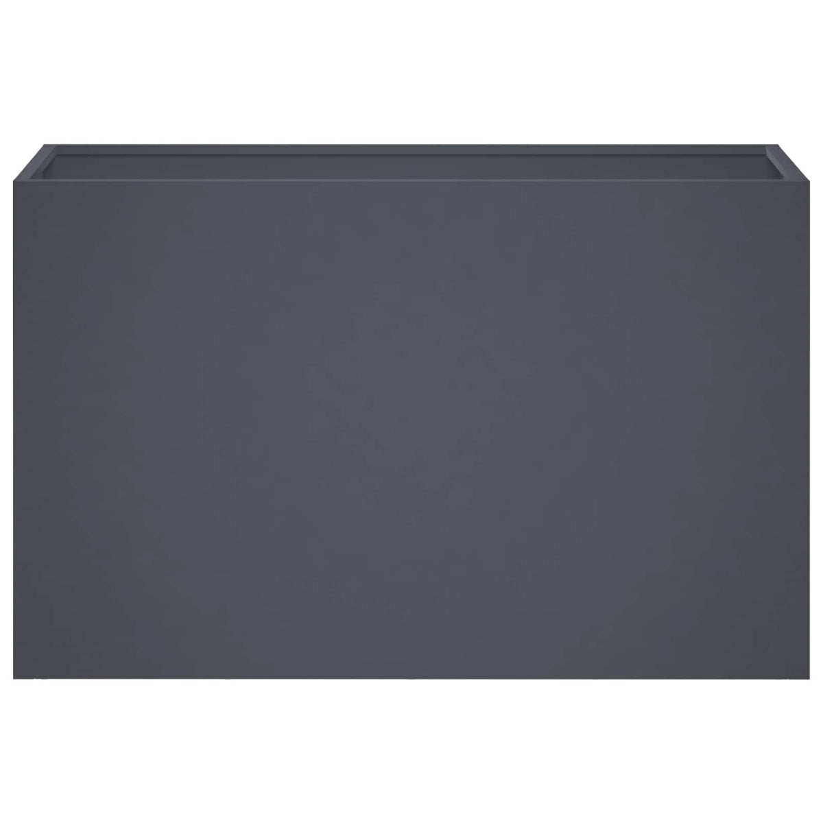 Vrtna saksija Antracit 80 x 30 x 40 cm Čelična vrata
