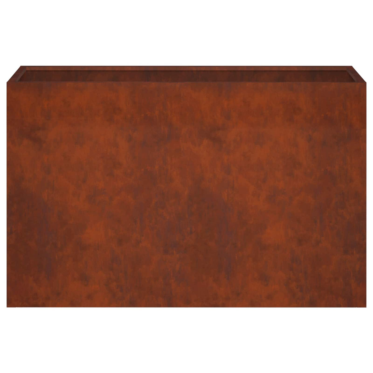 Vrtna saksija Rđa 80 x 30 x 40 cm Otporni čelik