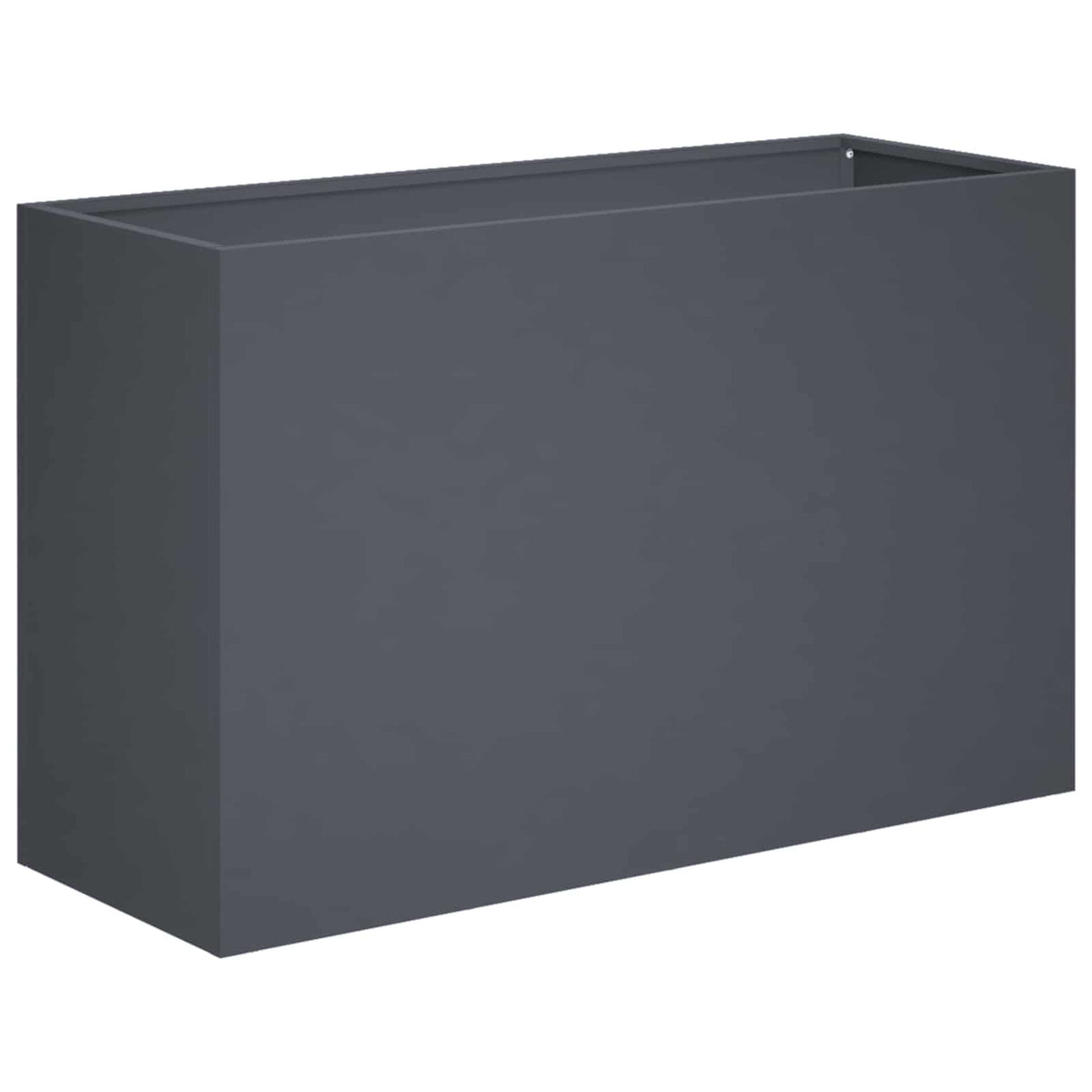 Vrtna saksija Antracit 80 x 30 x 50 cm Čelična vrata