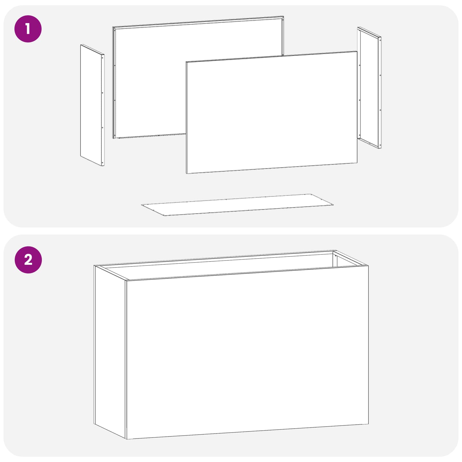 Vrtna saksija Rđa 80 x 30 x 50 cm Otporni čelik