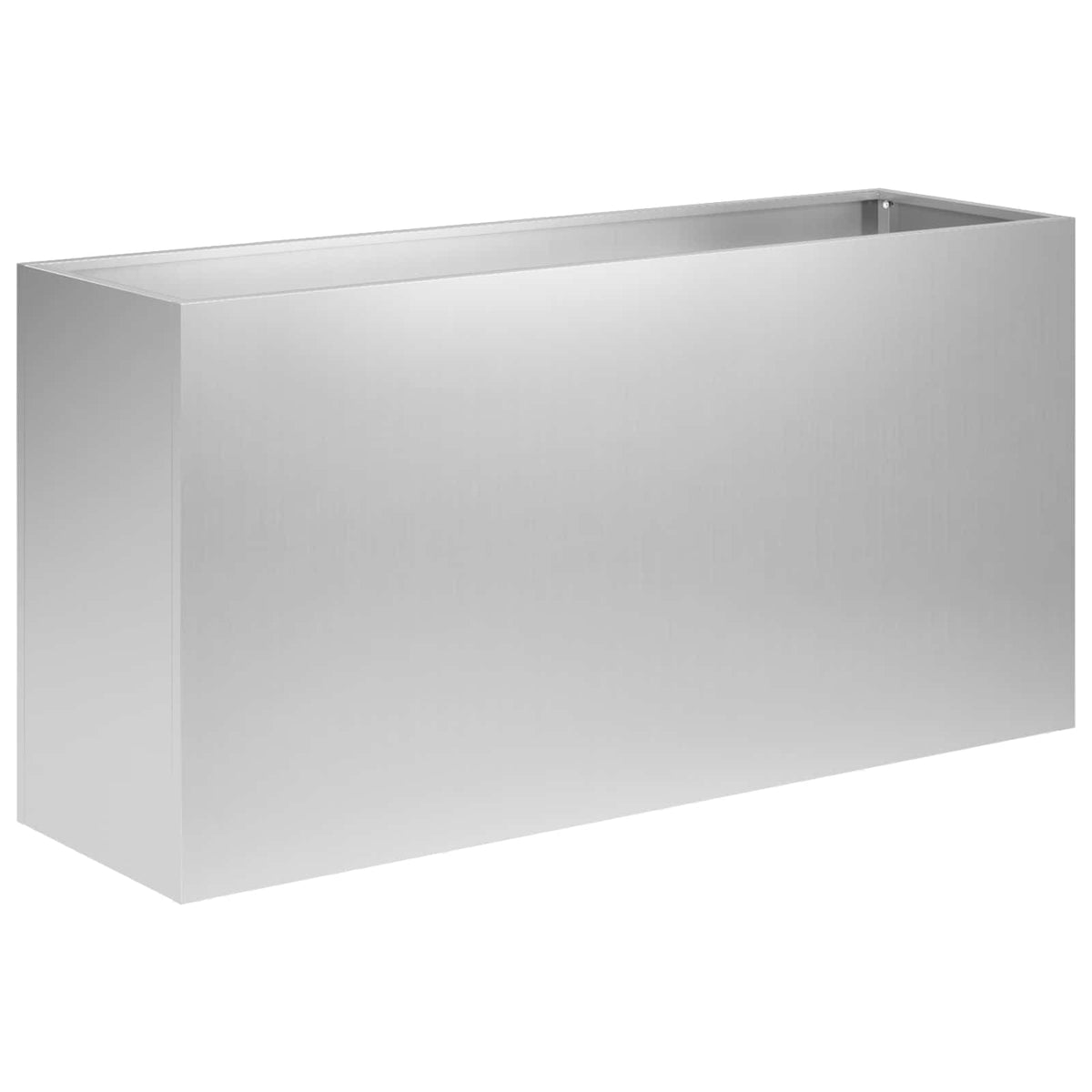 Vrtna saksija Srebrna 100 x 30 x 50 cm Pocinčani čelik
