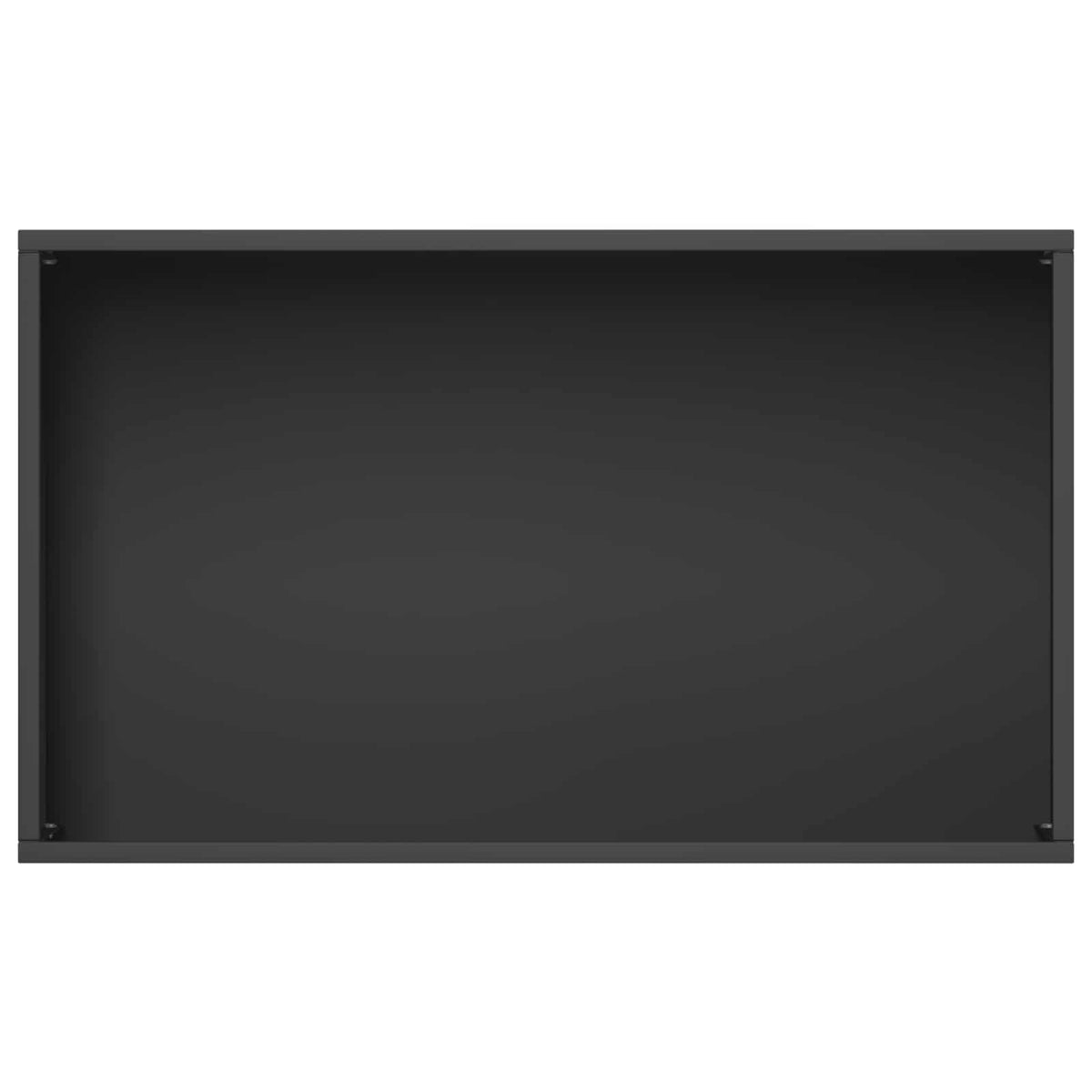 Vrtna saksija Crna 50 x 30 x 75 cm Čelična vrata