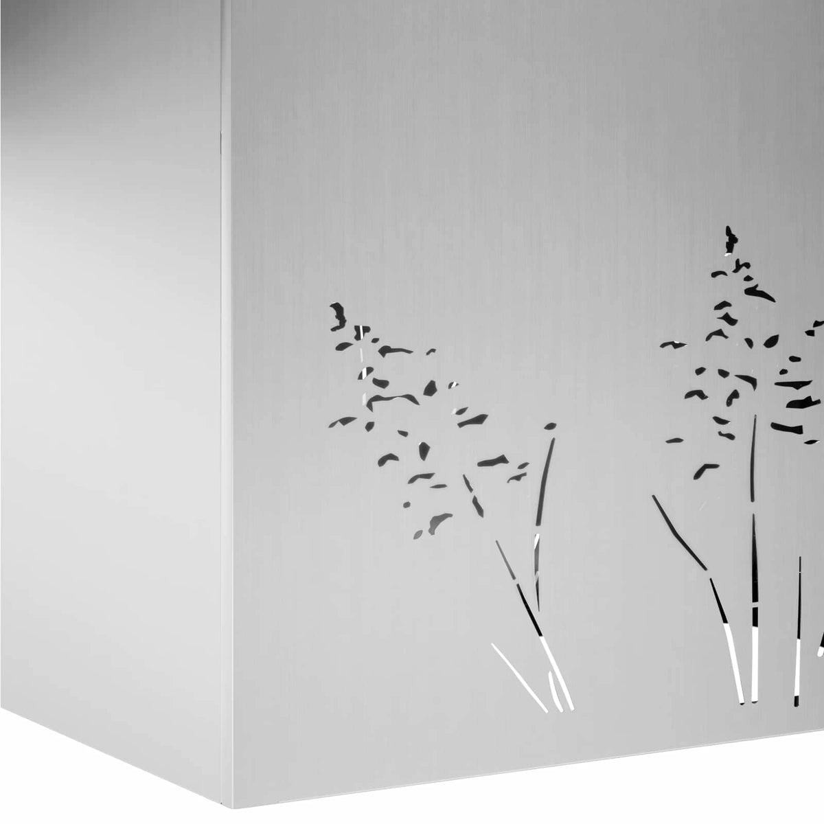 Vrtna saksija 2 kom. Srebrna 80 x 20 x 49 cm Pocinčani čelik