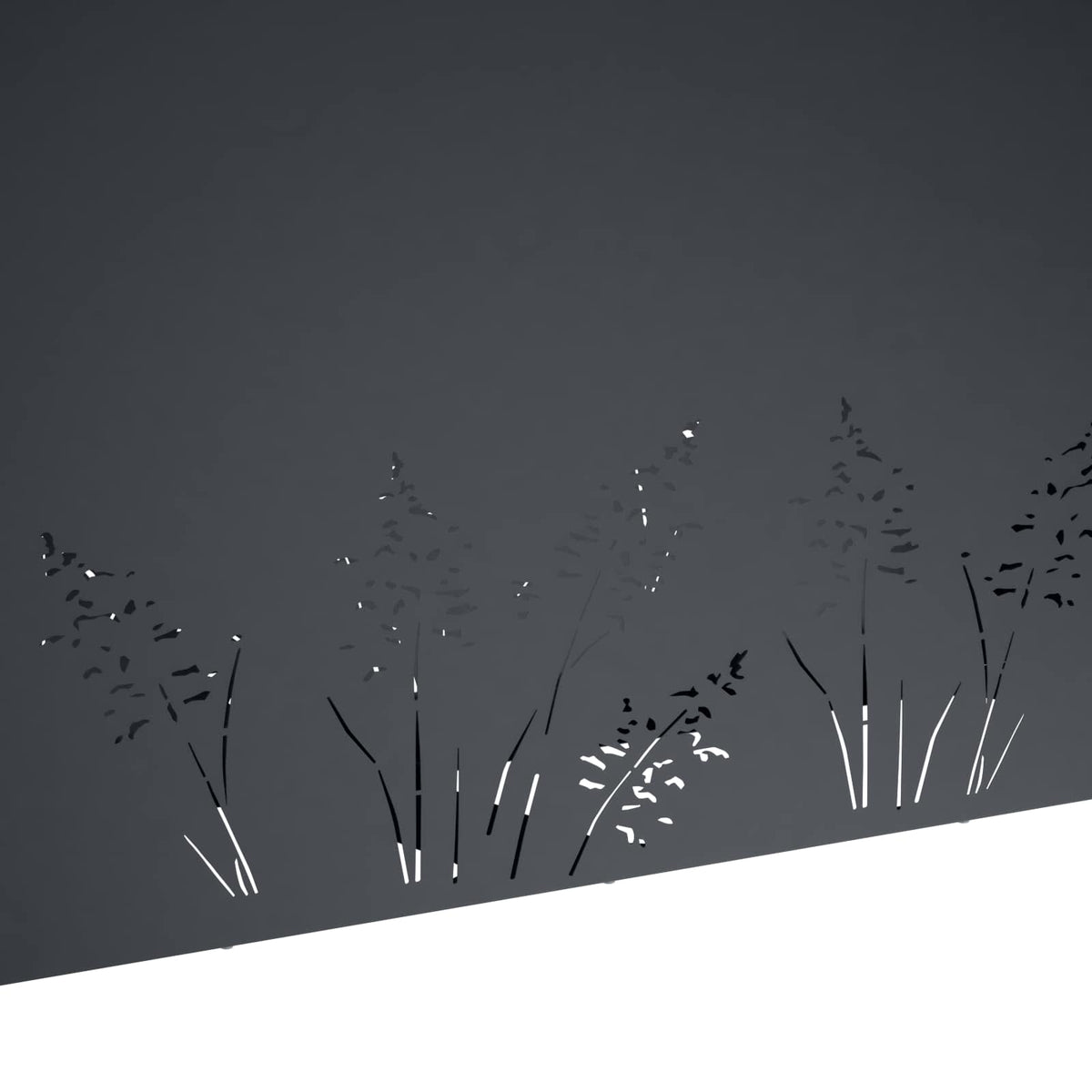 Vrtna saksija Antracit 100 x 20 x 49 cm Čelična vrata