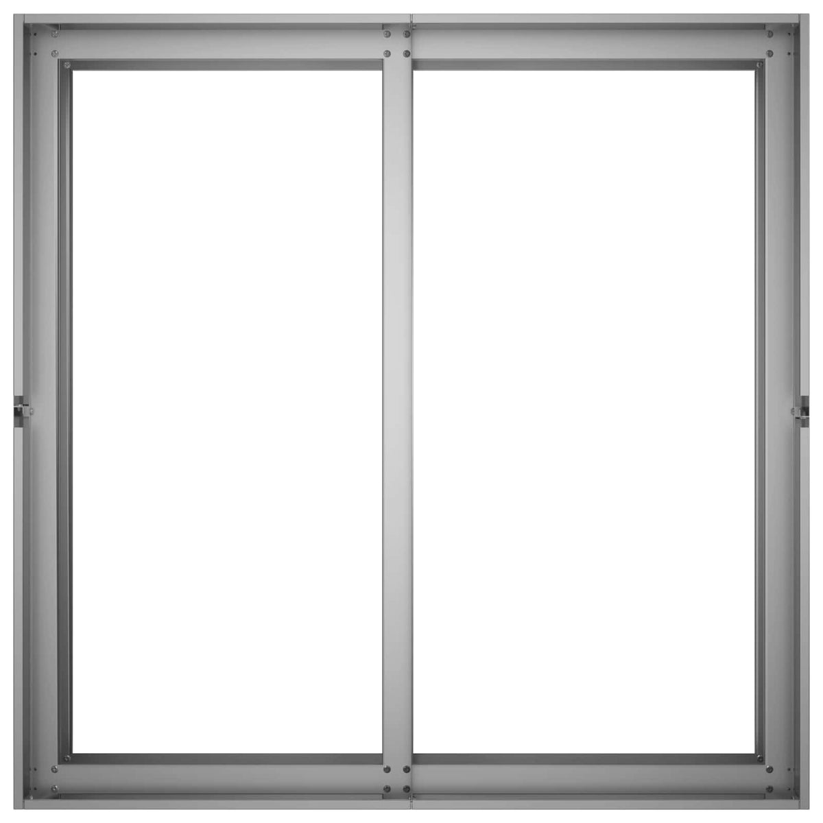 Vrtna saksija Srebrna 80 x 80 x 60 cm Pocinčani čelik