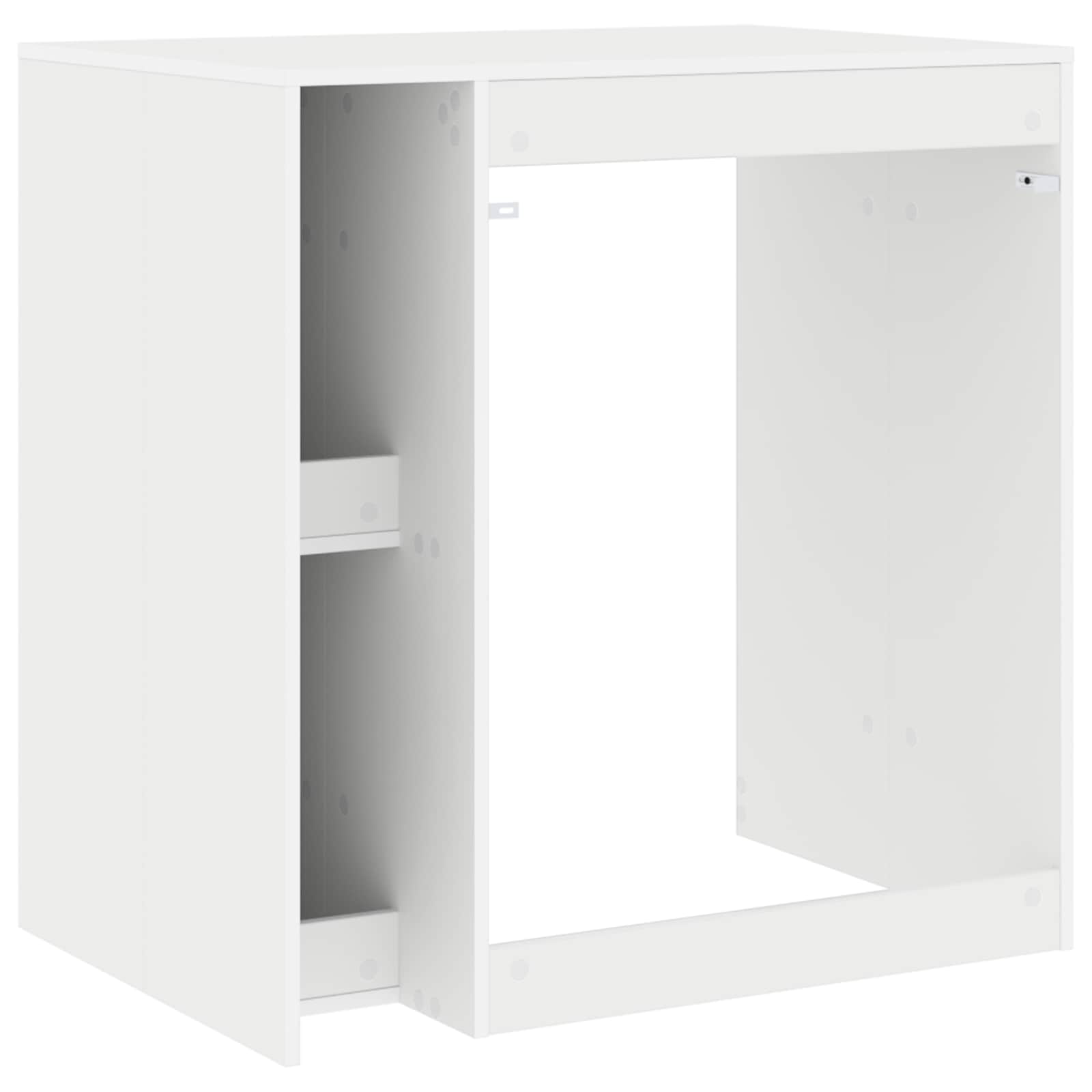 Ormar za perilicu rublja s pohranom Bijelo 87 x 60 x 89 cm