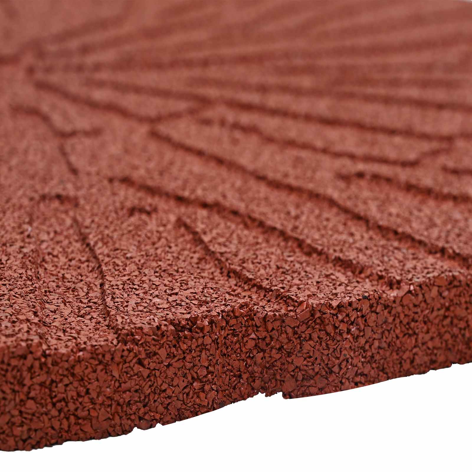 Kamen za hodanje 6 pcs Crvena Ø 45 x 1,8 cm Guma