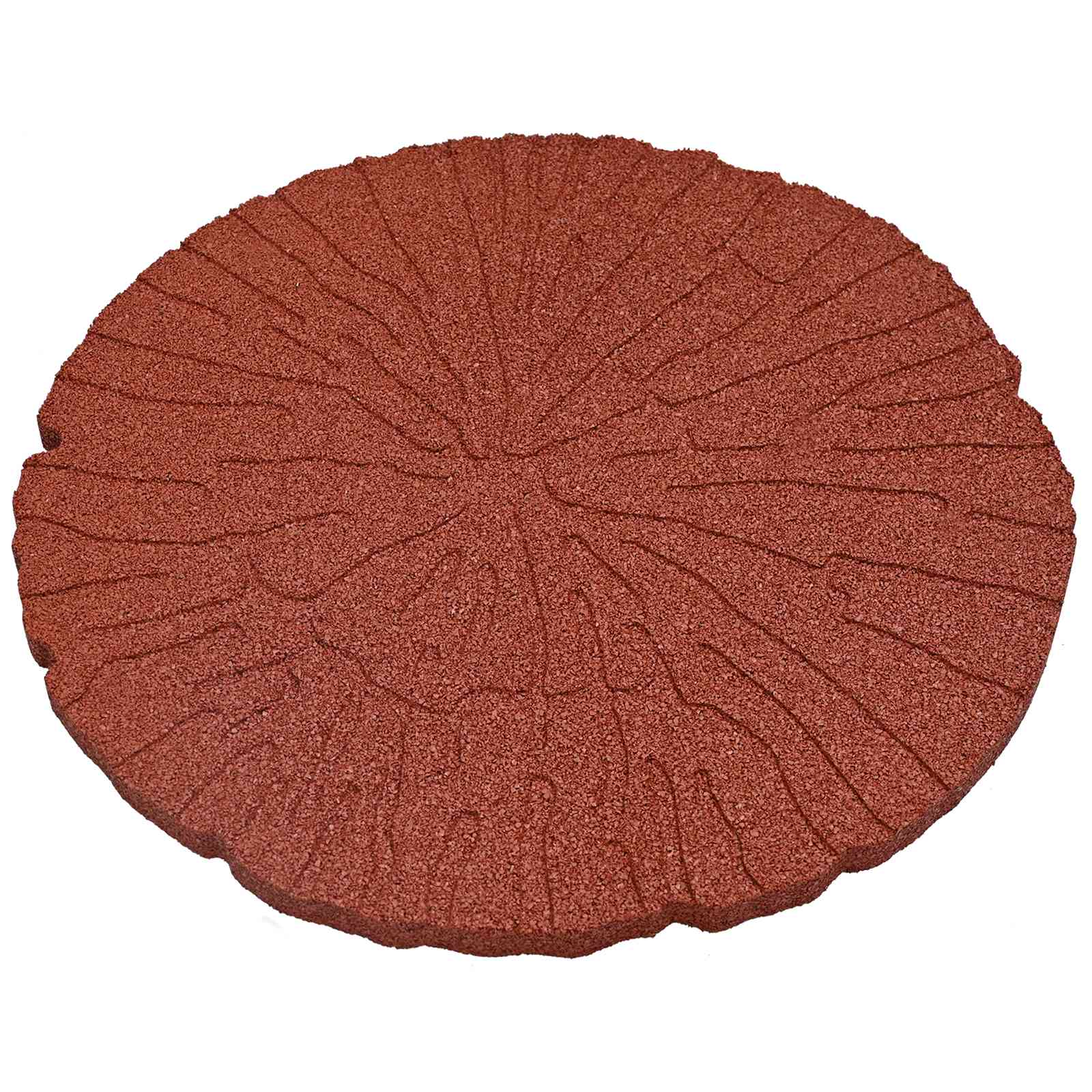 Kamen za hodanje 6 pcs Crvena Ø 45 x 1,8 cm Guma