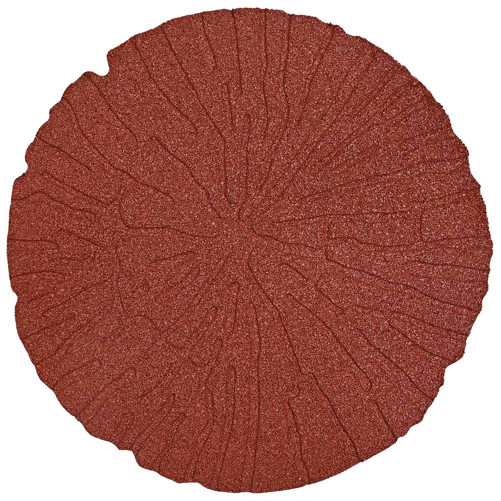 Kamen za hodanje 6 pcs Crvena Ø 45 x 1,8 cm Guma