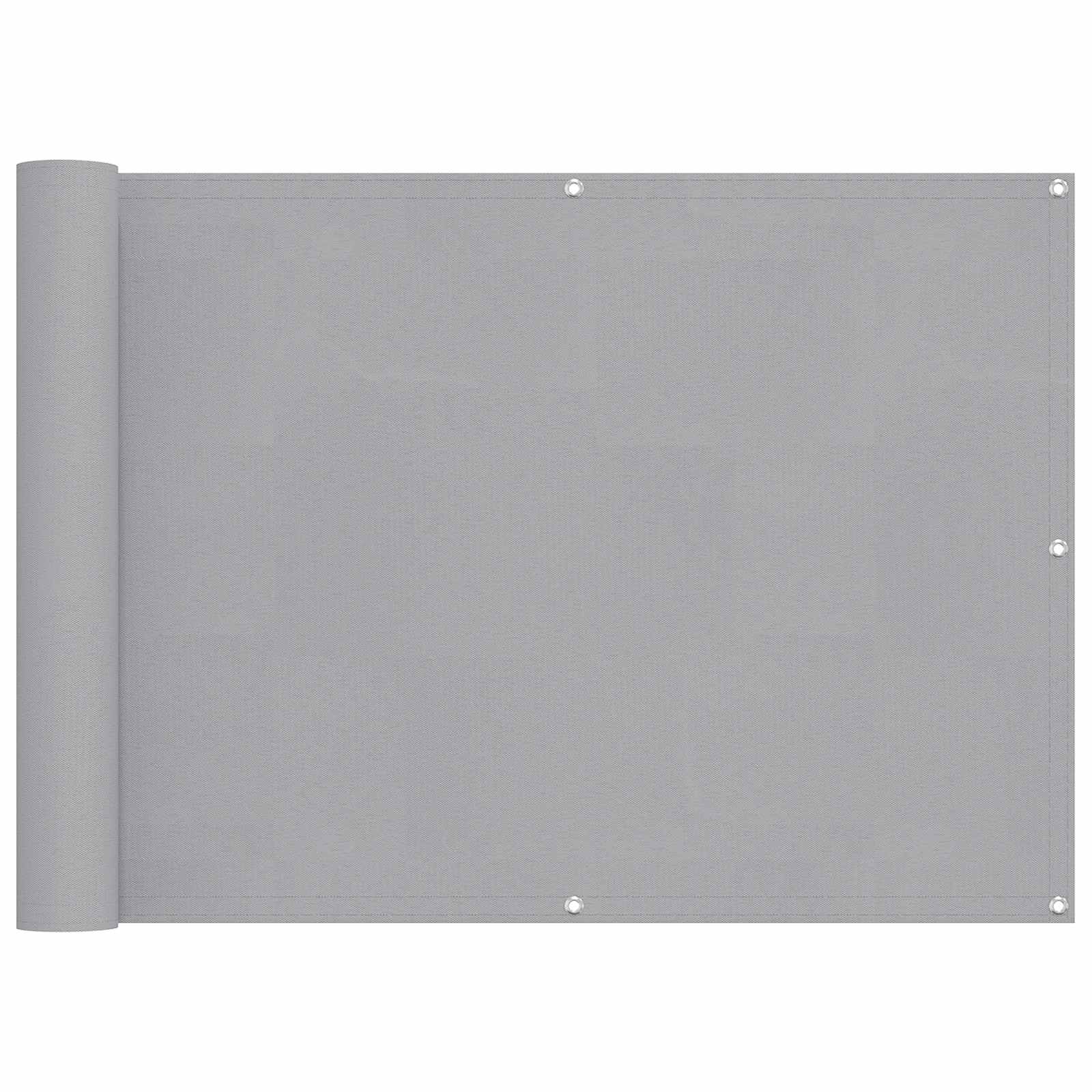 Balcony ekran Svijetlo siva 75 x 200 cm